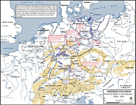 map    years war swedish invasion