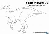 Edmontosaurus Pertaining Disimpan sketch template