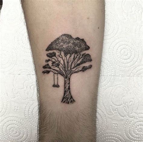 Best Body Tattoos Tree Swing By Shadow Tattoo Shadow Tattoo