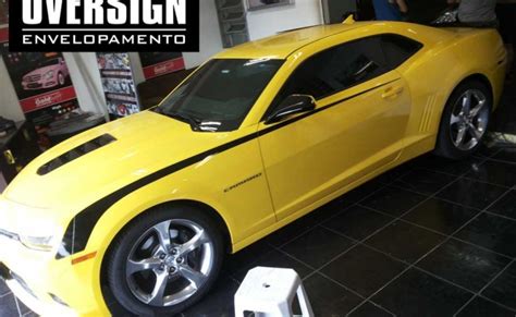 camaro  amarelo retrovisores  aerofolio black piano