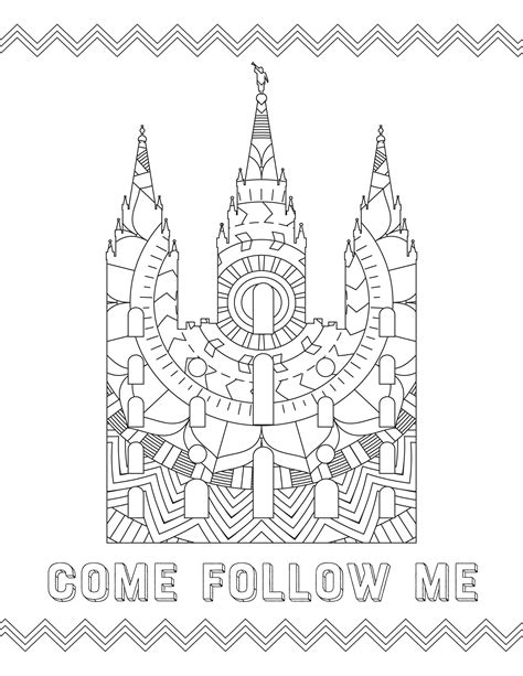 temple coloring pages  day saint temple coloring pages