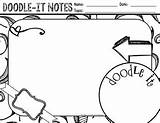 Doodle Notes Templates Preview sketch template