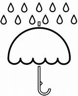 Umbrella Kolorowanka Parasol Parasolka Kolorowanki Latwa Topcoloringpages Druku Deszcz łatwa Prosta Darmowa sketch template