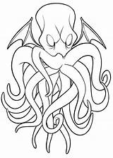 Cthulhu Search sketch template