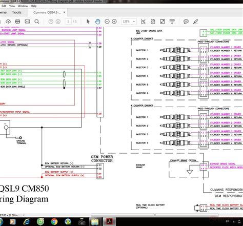 cummins qsb cm ecm   wiring diagram