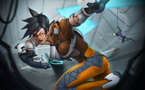 tracer vs widowmaker tracer overwatch pics superheroes pictures pictures sorted by rating