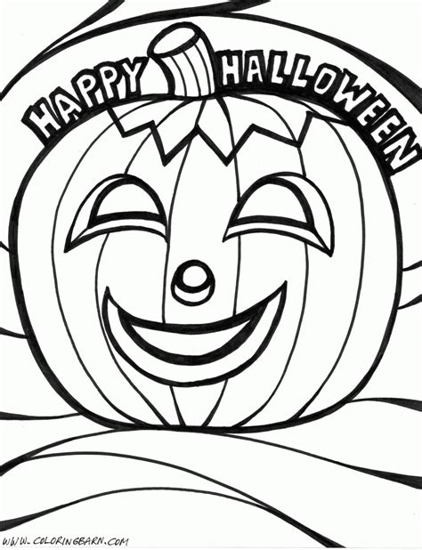 happy halloween coloring pages coloring home