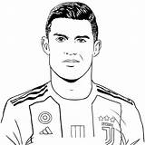 Ronaldo Juventus Stampare Cartonionline Cr7 Christiano Gilp sketch template