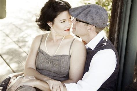 Photo Fridays A Fun Vintage Engagement Glamour And Grace