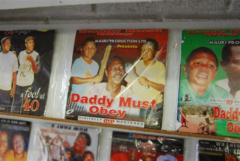 Daddy Must Obey Nigerian Movies On Display In A Shop In