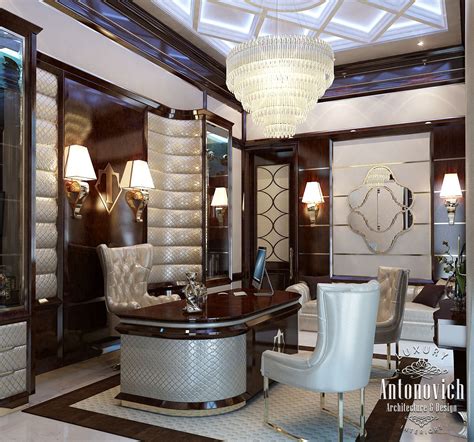 luxury antonovich design uae office interior  luxury antonovich design