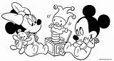 Mickey Coloring Minnie Mouse Baby Pages Disney Drawing Pluto Babies Drawings Goofy Az Para Colorear Coloriage Dibujos Google Bake Do sketch template