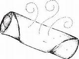 Egg Rolls Roll Drawing Sketch Coloring Pages Template Getdrawings sketch template