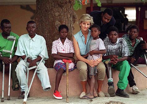 a look at how princess diana s 1997 visit to angola helped make the