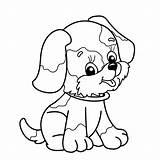 Dog Coloring House Getcolorings Climb Puppy sketch template