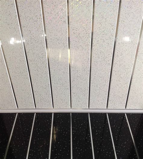 Buy Platinum White Sparkle Chrome 8mm Bathroom Wall Cladding Pvc