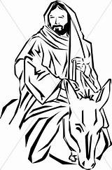 Sharefaith Donkey sketch template