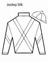 Coloring Jockey Silks Pages Kids Derby Silk Kentucky Horse Melbourne Cup Printable Own Racing Pattern Template Craft Color Horses Google sketch template