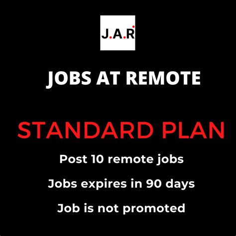 standard plan jobs  remote