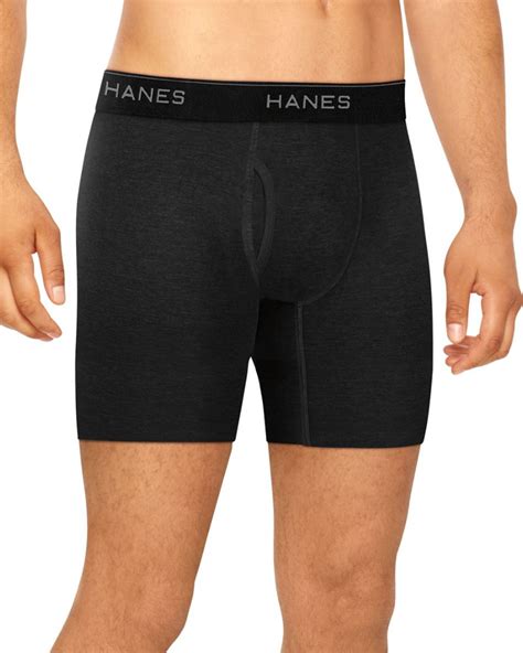 Hanes St23g4 Mens Stretch Boxer Briefs With Comfort Flex Waistband