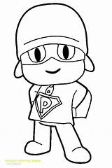 Pocoyo Coloring Pages Printable Getcolorings Color sketch template