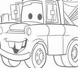 Mater Truck Tow Pages Coloring Chevrolet Cars sketch template