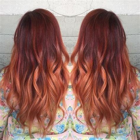 18 Striking Red Ombre Hair Ideas Popular Haircuts