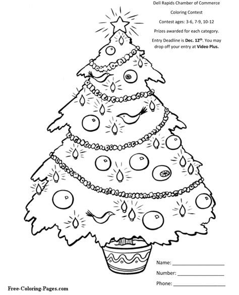 christmas contest pages coloring pages