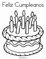 Coloring Feliz Cumpleanos Birthday Dinosaurs Cake Print Candles Favorites Login Add Template Twistynoodle Built California Usa sketch template