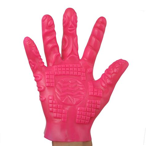 5 Finger Masturbation Gloves Erotic Massage Flirting Adult Sex Toy For