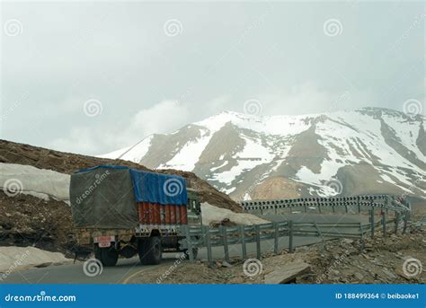 Leh Manali Highway View From Between Leh And Taglang La Pass In Ladakh