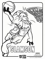 Coloring Pages Lakers Logo Kings Thunder Oklahoma City Wnba Angeles Los Printable Getcolorings Okc Popular Color Basketball Introduce sketch template