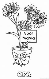 Opa Kleurplaat Naam Kleurplaten Moederdag Sinterklaas sketch template