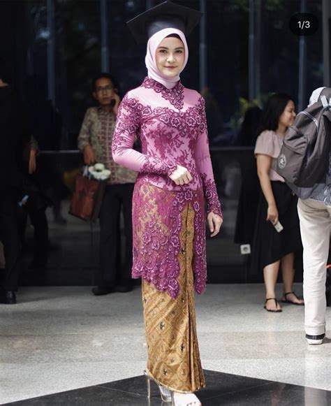 Kebaya Brokat Wisuda Modern Model Baju Wisuda 2020 Gaun Pengantin Dan