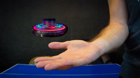 random reviews ep  flynova led mini flying spinner drone youtube