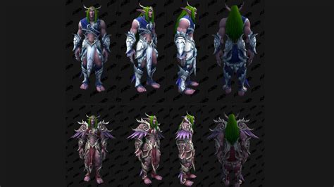 wow night elf heritage armor uncovered  patch  ptr game  news