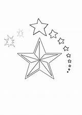 Star Christmas Colouring Pages Kidspot Print sketch template