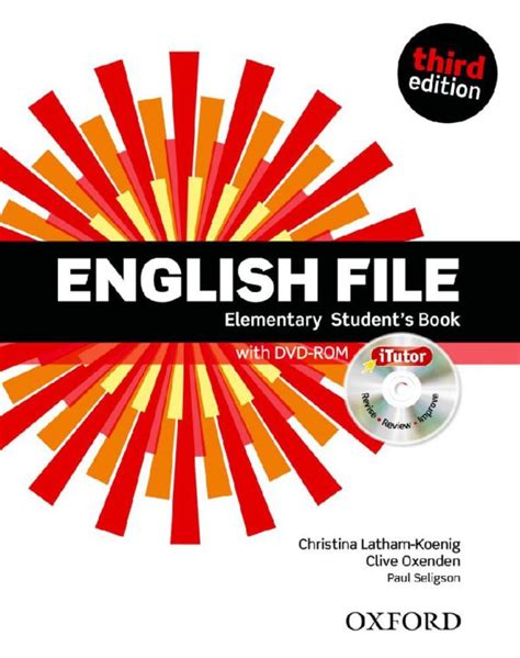 english file  edition elementary students book bookery