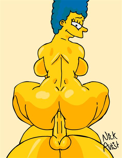 marge and homer try anal by nickartist hentai foundry