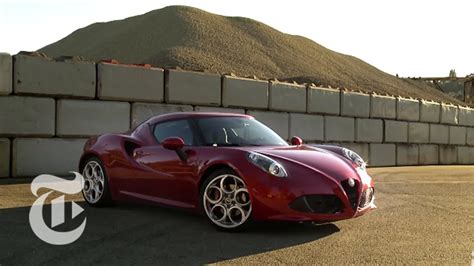 2015 Alfa Romeo 4c Driven Car Review The New York Times Youtube
