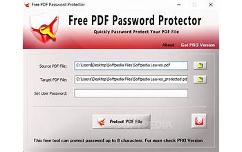PDF Password Protector Pro screenshot #1