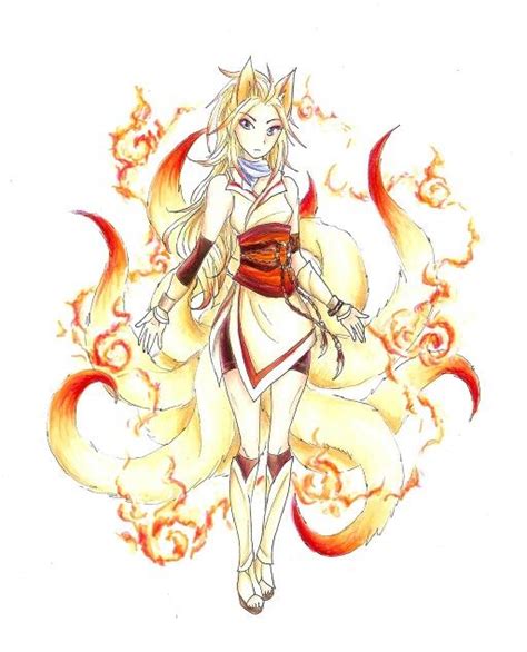 ninetails  pokemon   human pokemon human form pokemon manga