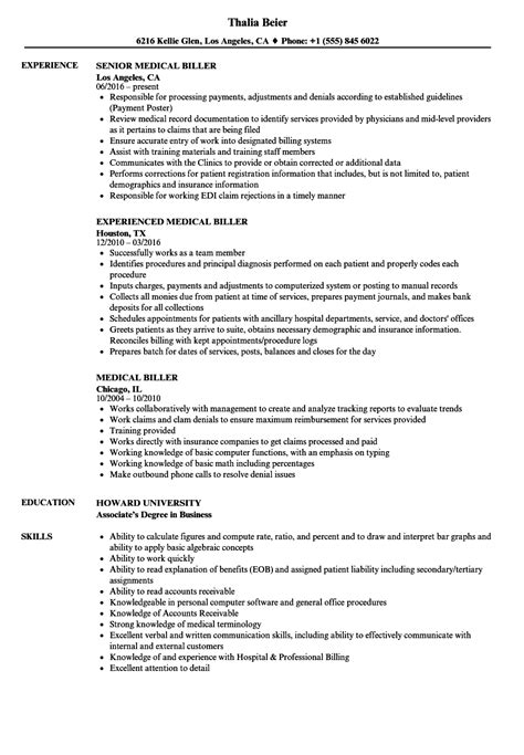 medical billing  coding resume sample