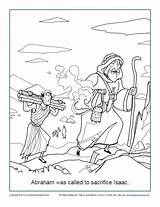 Abraham Isaac Sacrifice Issac Sundayschoolzone Genesis Giver Superbook Cheerful Sketch sketch template