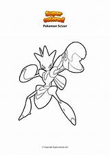 Pokemon Scizor Ausmalbild Ferrothorn Supercolored Ausmalbilder sketch template