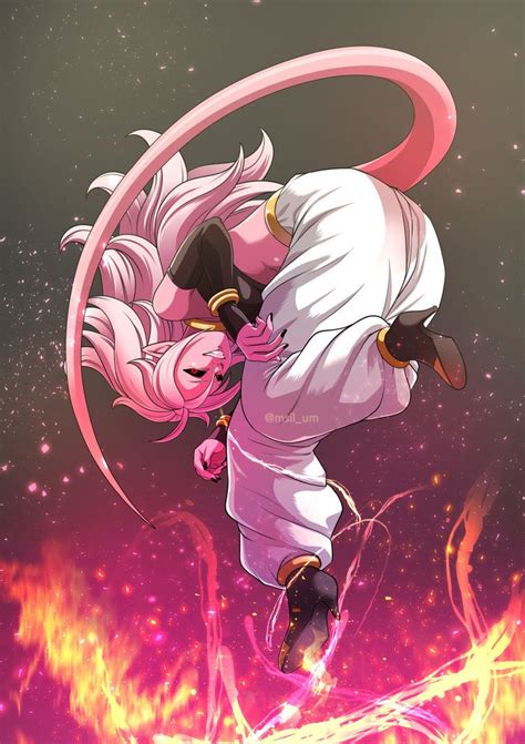 Majin Android 21 Dragon Ball Artwork Anime Dragon Ball Super Dragon