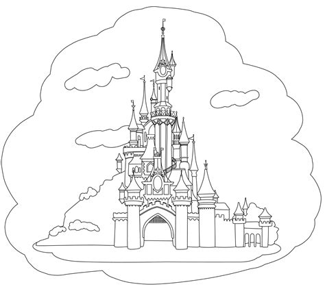 disneyland coloring pages disney world coloring pages