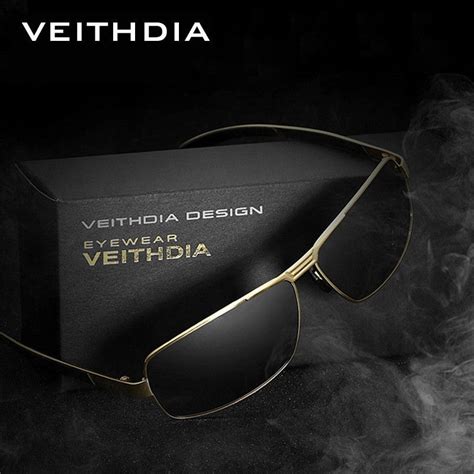 new arrival veithdia polarized sunglasses men brand designer vintage m