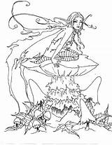 Fairies Elves Pixies Colouring sketch template