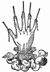 Hand Glory Occult Candle Book Adult Spell Etching Symbols Coloring Pages Witch Which Tumblr Prop Dead Diy Hidden Mystic sketch template